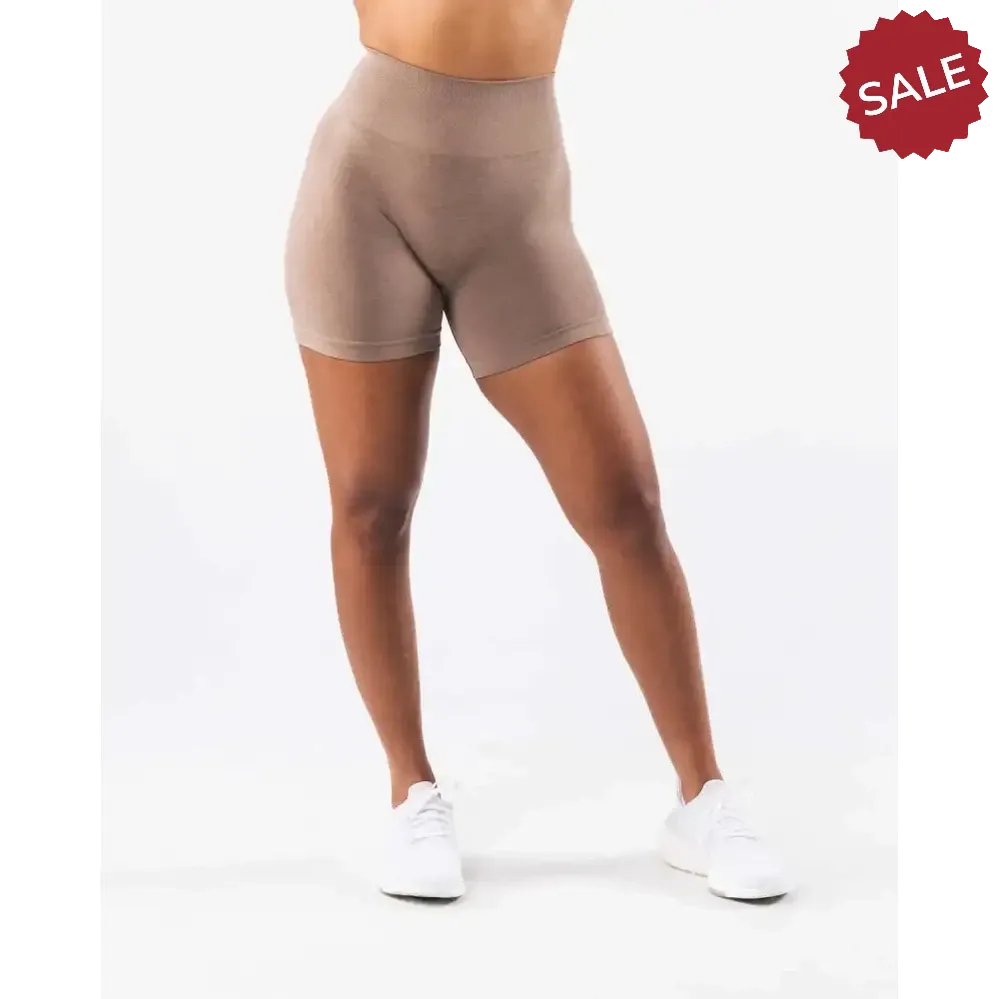 NCLAGEN Womens Seamless Gym Yoga Shorts  High Waist Butt Scrunch Leggings