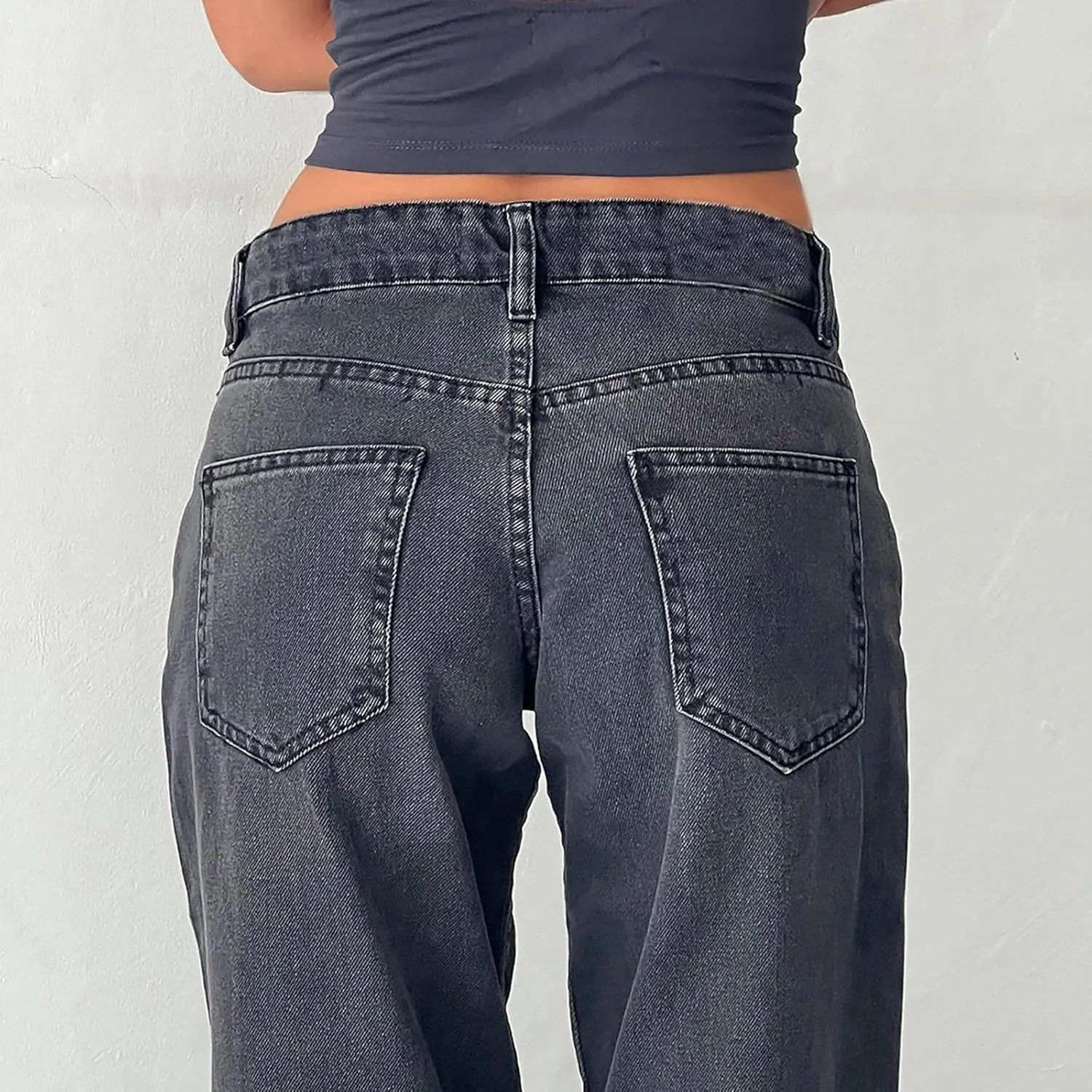 Oprah's Favorite Jeans Pants High Waisted Cropped Denim Pants Tummy Control Sailor Wide Leg Trouser Chiccurva Jeans