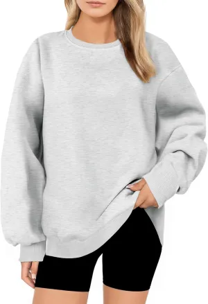 Oversized Sweatshirt for Women, Crewneck Sweatshirts Women Pullover Long Sleeves, Pullover Sweaters Casual Clothes