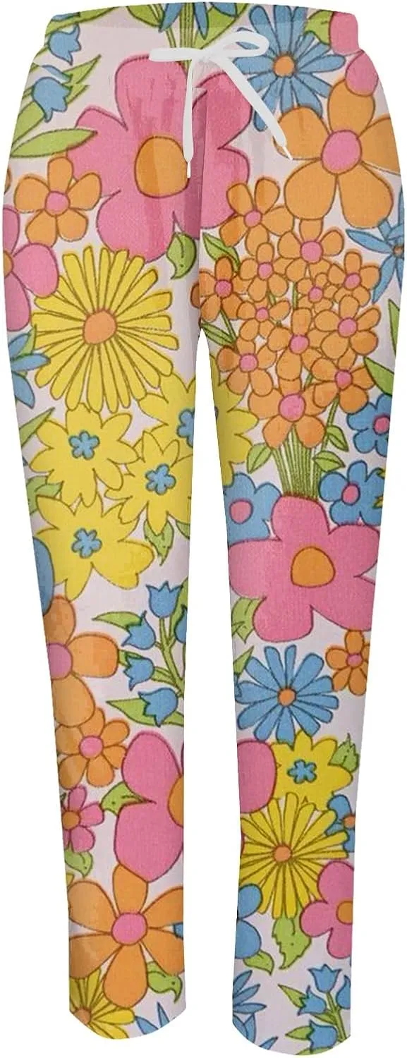 Plus Size Linen Pants for Women Plus Size Summer Cotton Palazzo Pants for Women Casual Summer Trousers