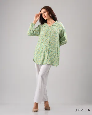 Printed Button-Down Shirt 62344
