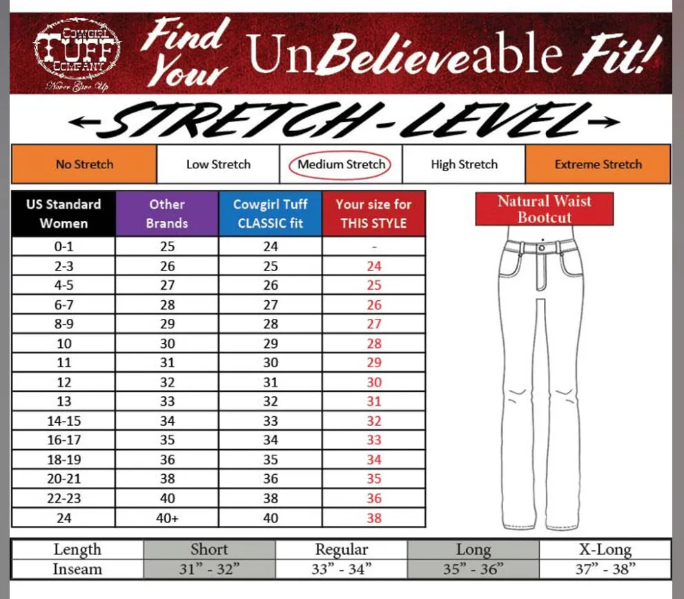 Right On II - Natural waist - Tuff Flex