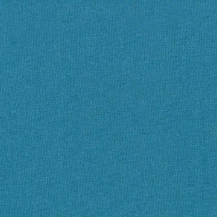 Sashiko Fabric - Cotton-Linen - TEAL