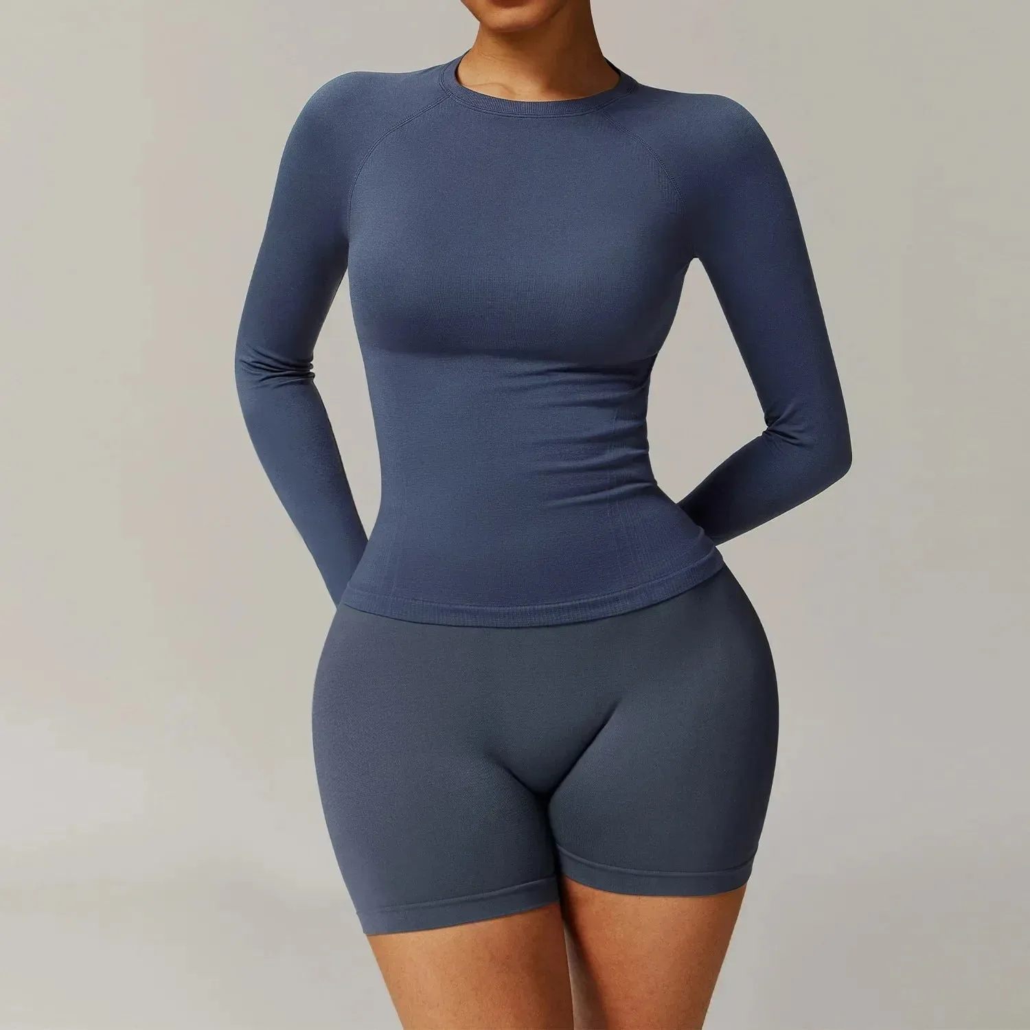 Seamless 2 Piece Fitness Leggings Set