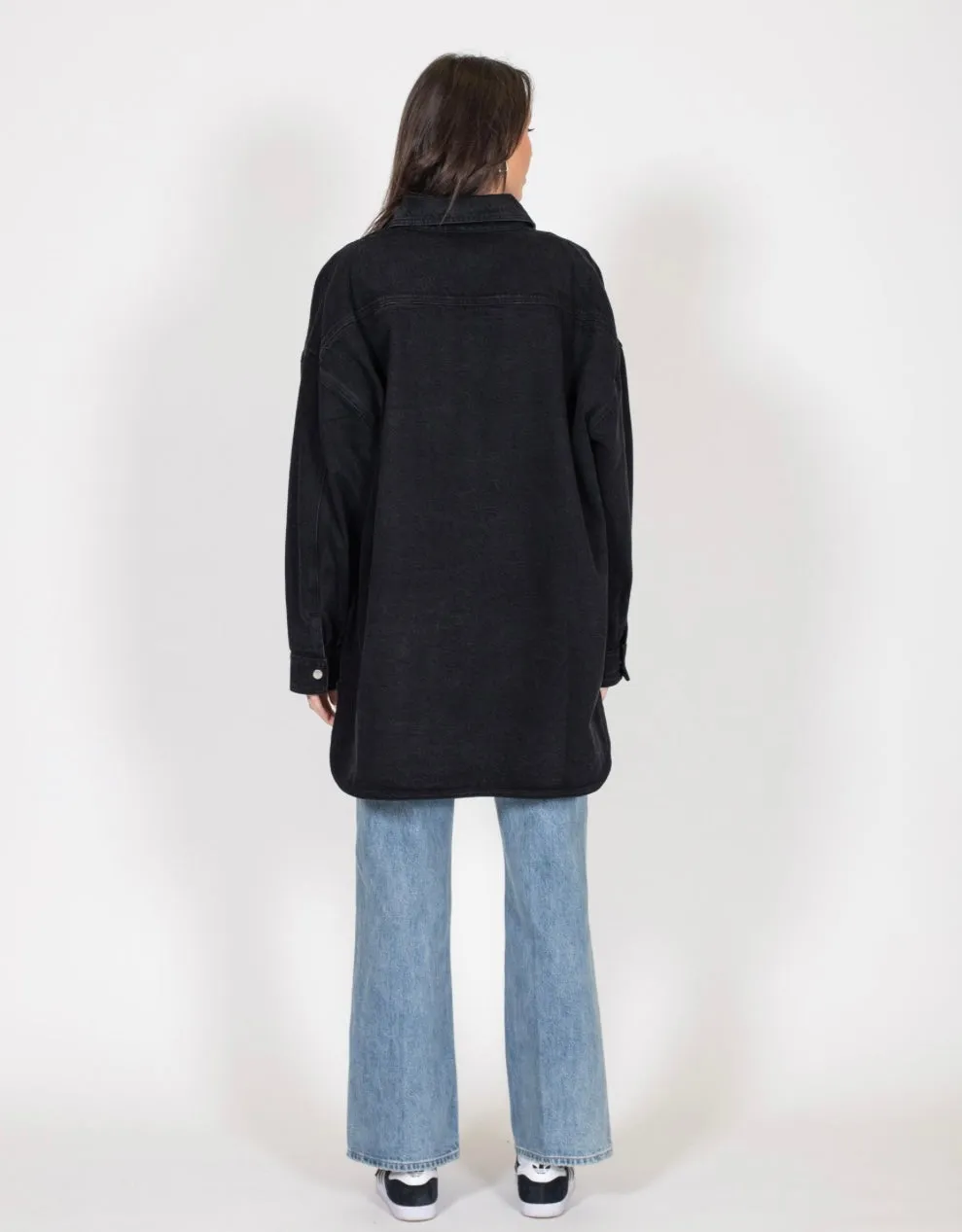 Shania Denim Jacket | Black Denim