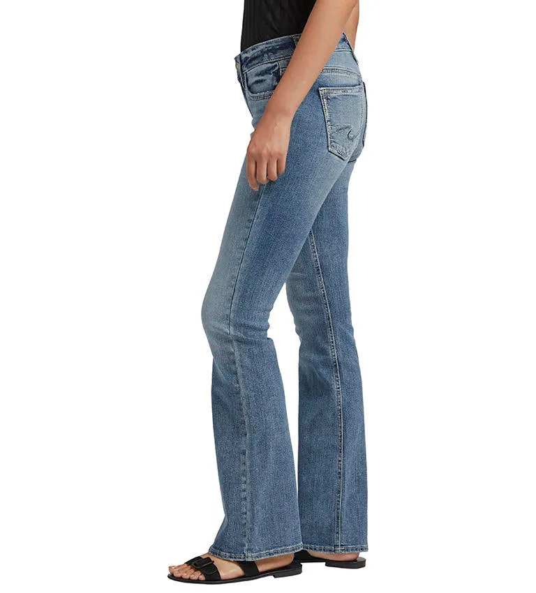 Silver Jeans Suki Curvy Fit Mid Rise Bootcut In Indigo 35 Inch