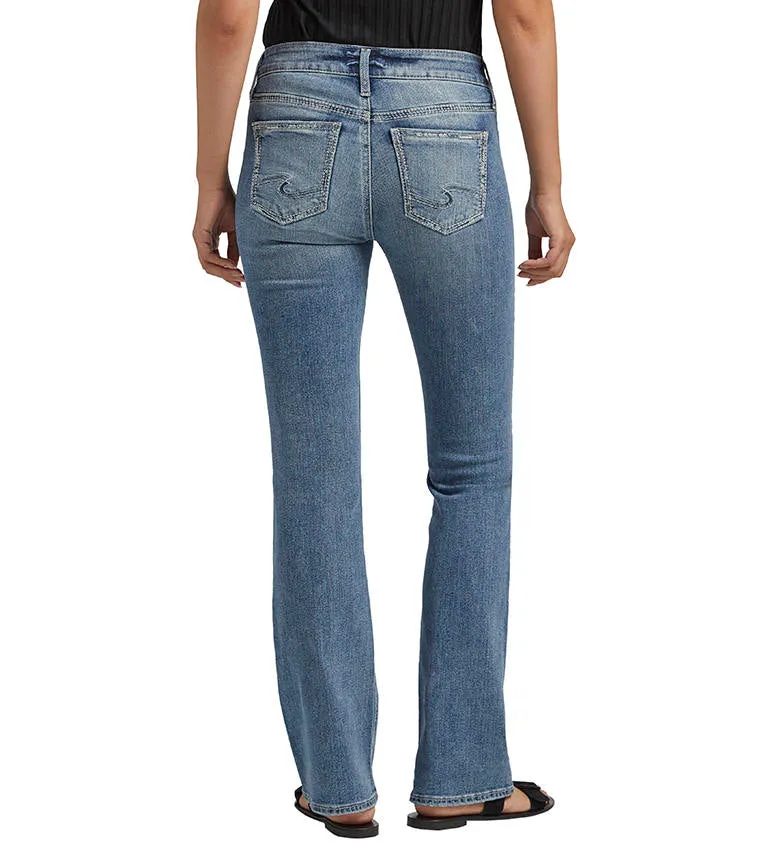 Silver Jeans Suki Curvy Fit Mid Rise Bootcut In Indigo 35 Inch