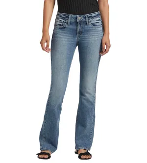 Silver Jeans Suki Curvy Fit Mid Rise Bootcut In Indigo 35 Inch