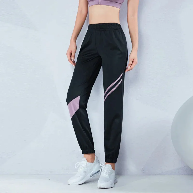 Soft Black Thin Loose Sport Sweatpants