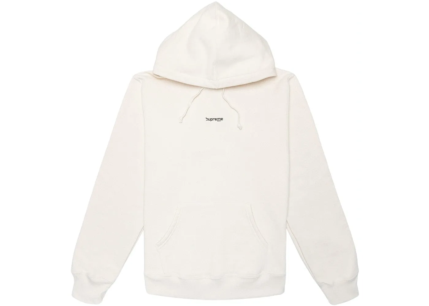 SUPREME DIGITAL LOGO HOODIE NATURAL