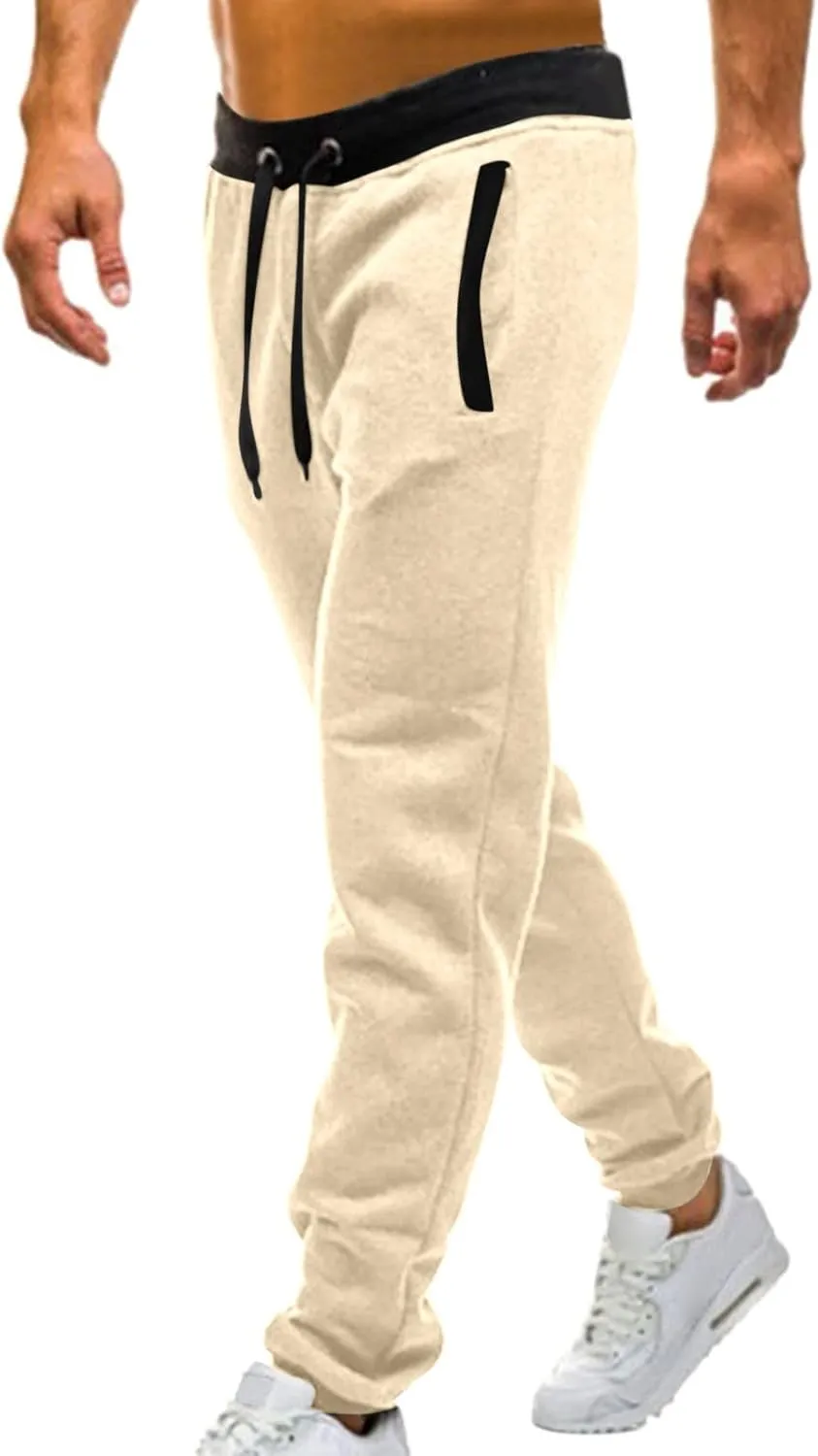 Sweatpants for Men Big and Tall Casual Mens Gifts Cargo Pants Hiking Workout Joggers Hop Punk Cargo Jogger Sweatpants