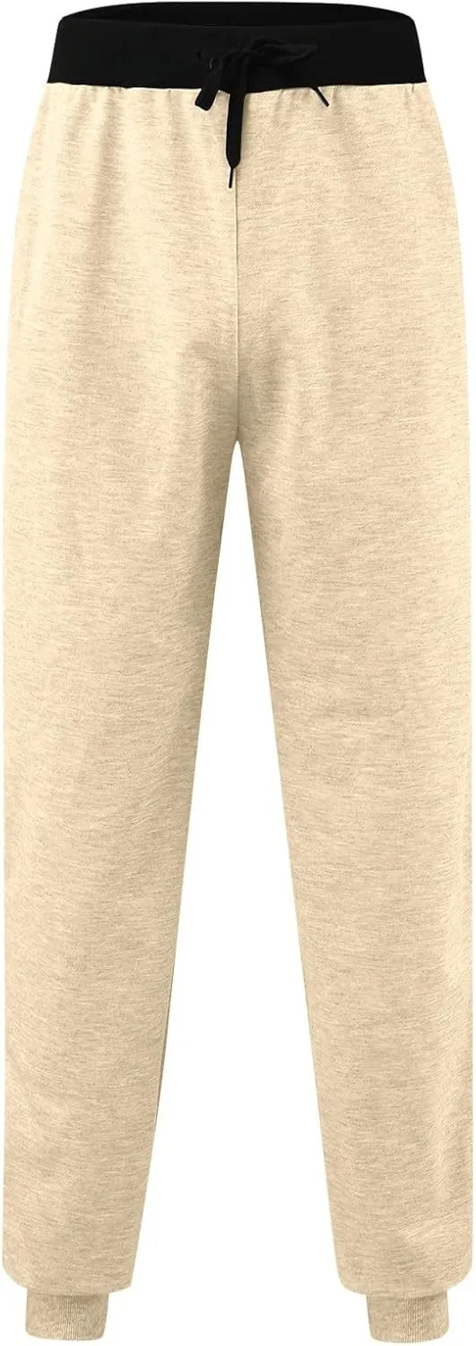 Sweatpants for Men Big and Tall Casual Mens Gifts Cargo Pants Hiking Workout Joggers Hop Punk Cargo Jogger Sweatpants