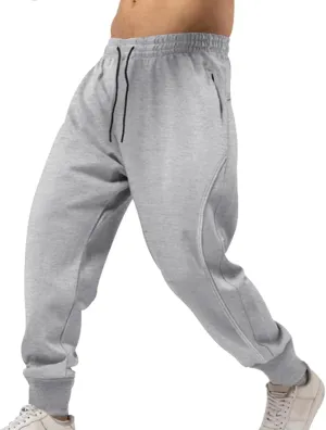 Sweatpants for Men, Slim Fit Elastic Waisted Stylish Sweatpants Casual Active Workout Sports Joggers Tapered Pants
