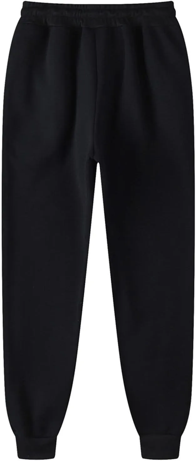 Sweatpants for Women Baggy High Waisted Soft Fleece Lining Joggers Pants Y2K Cinch Bottom Athletic Pant with Pockets