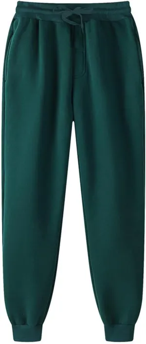 Sweatpants for Women Baggy High Waisted Soft Fleece Lining Joggers Pants Y2K Cinch Bottom Athletic Pant with Pockets