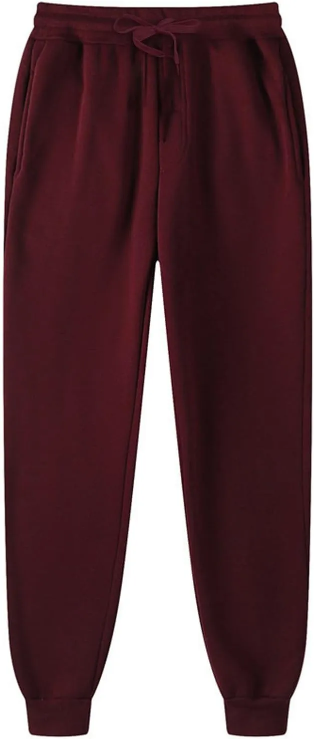 Sweatpants for Women Baggy High Waisted Soft Fleece Lining Joggers Pants Y2K Cinch Bottom Athletic Pant with Pockets