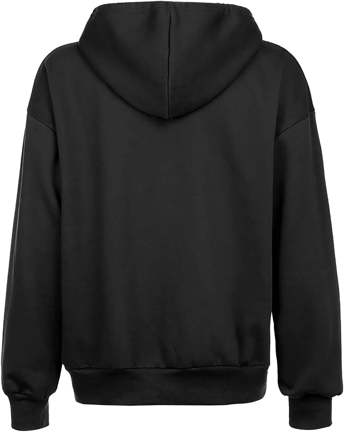 Women 2023 Sweatshirt Jackets Casual Long Sleeve Hoodies Full Zip Solid Cardigan Coats Outerwear with Pockets