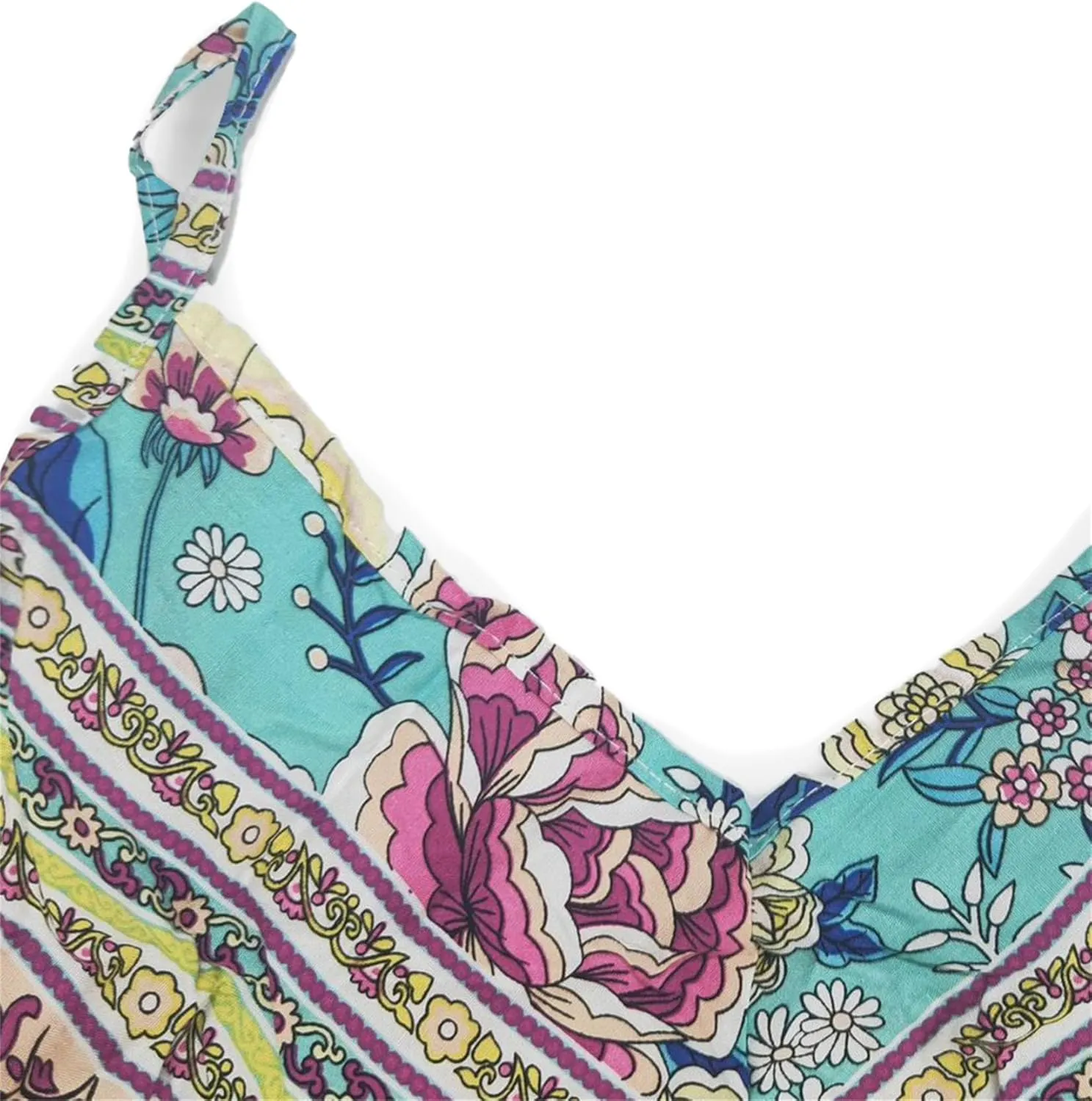 Women Y2K Summer Flowy Swing Dresses Fairycore Spaghetti Strap Smocked Maxi Dress Casual Boho Beach Sundresses