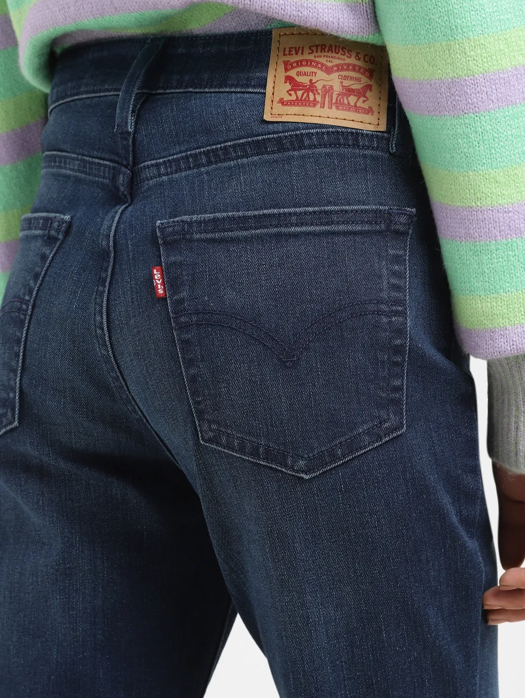 Women's 711 Indigo Bootcut Fit High Rise Jeans
