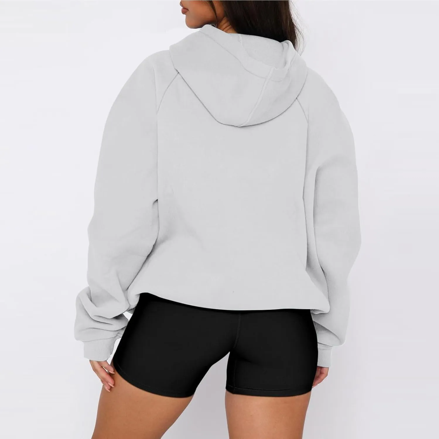 Women'S Casual Oversized Hoodie Soft Fleece Pullover Sweatshirt With Drawstring Perfect
