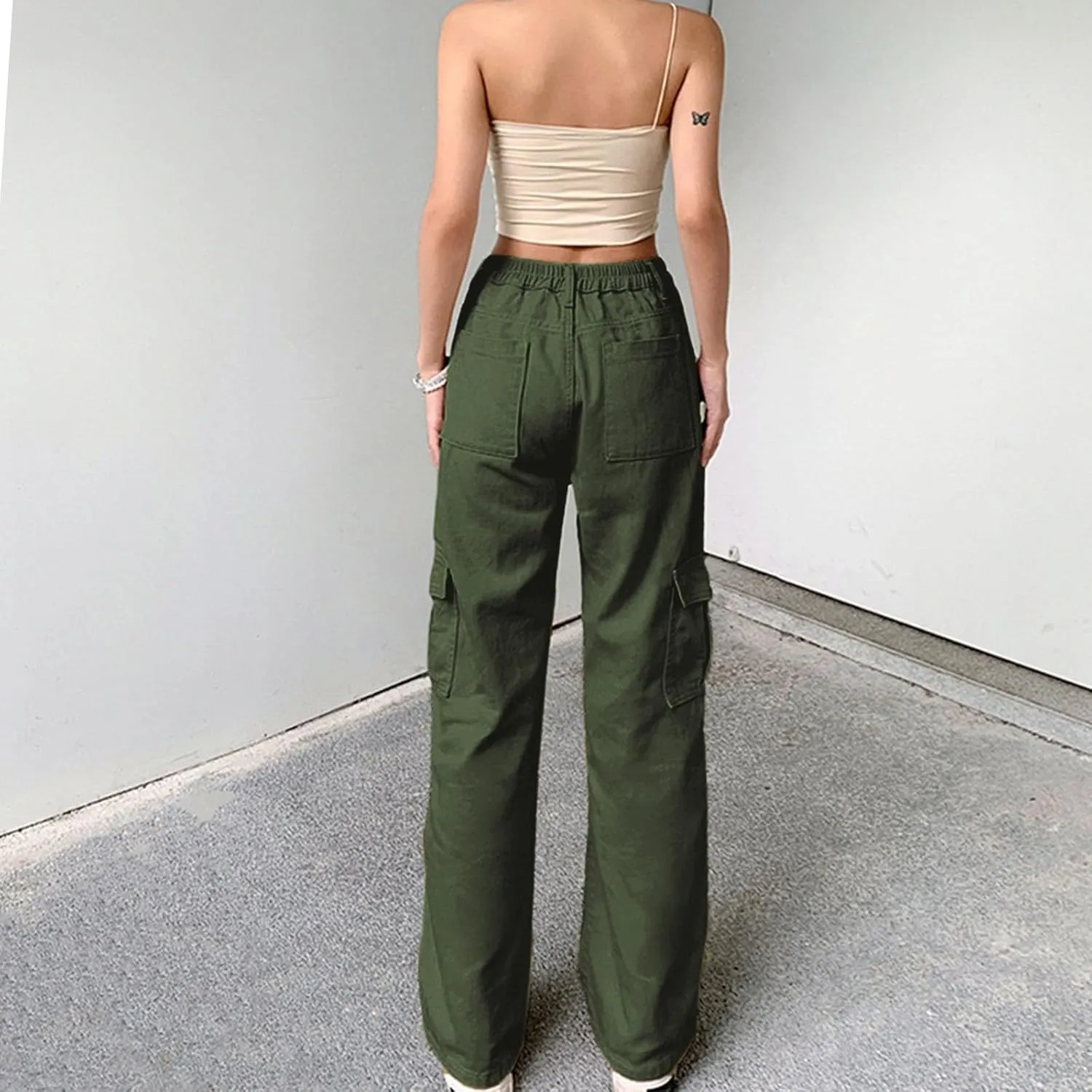 Women's Cinch Bottom Sweatpants High Waisted Casual Workout Athletic Baggy Joggers Lounge Pants with Pockets