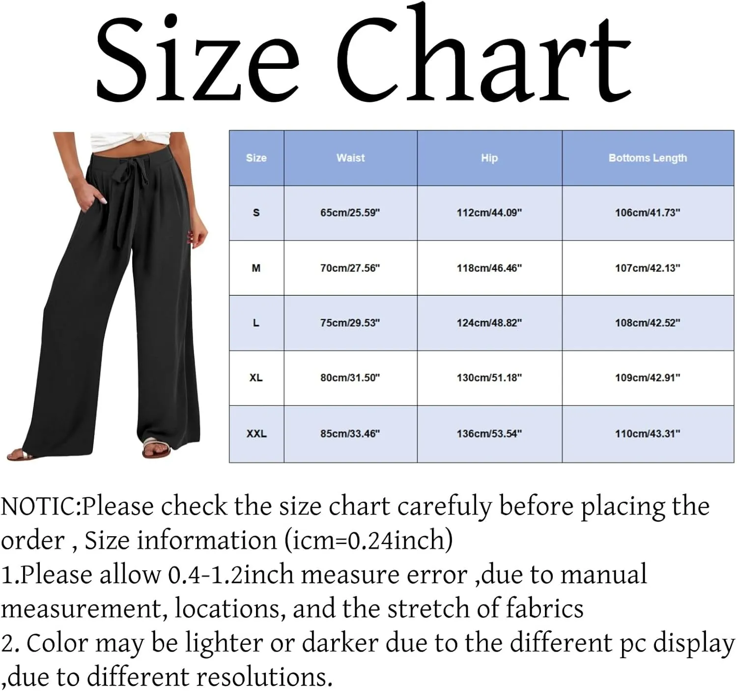 Womens Linen Pants Summer Wide-Leg High Waisted Drawstring Flowy Trousers with Pocket 2025 Casual Trendy Pants
