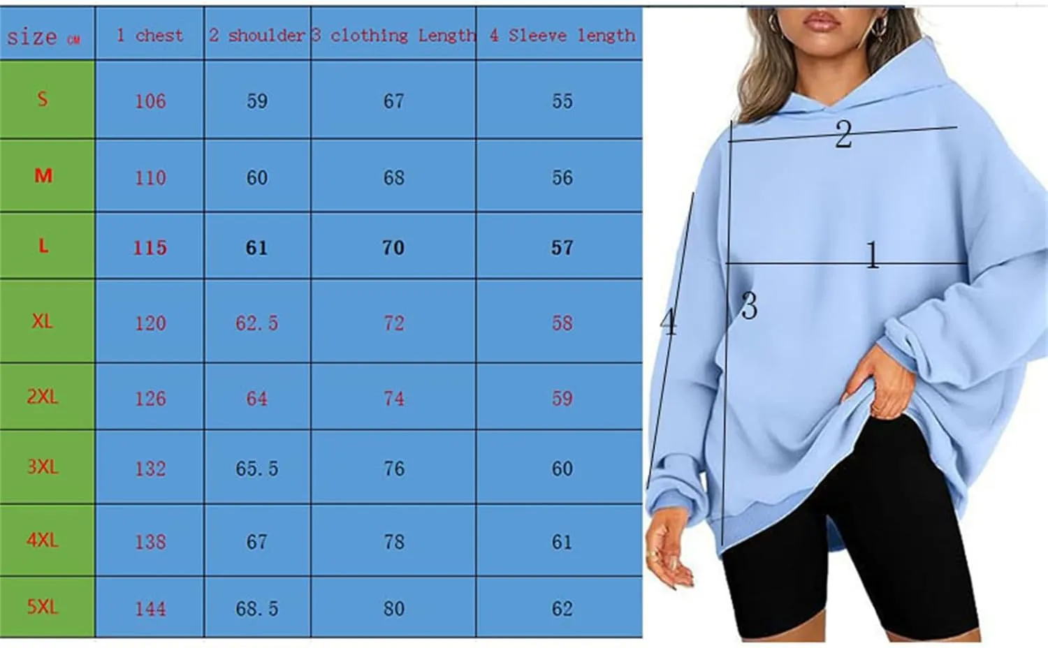 Womens Oversized Hoodies Sweatshirts Long Sleeve Sweaters Pullover Fall Clothes with Pocket