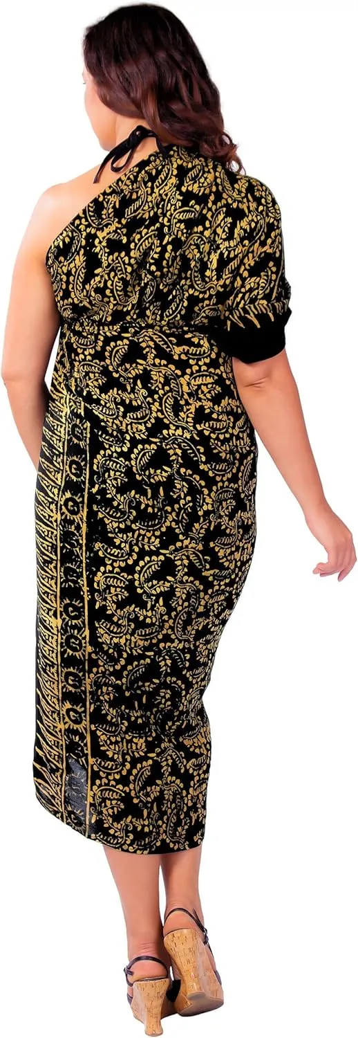 Womens Plus Size Fringeless (TM) Swimsuit Sarong