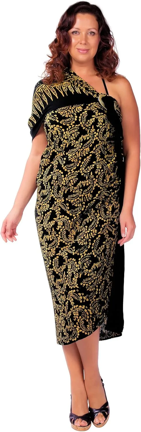 Womens Plus Size Fringeless (TM) Swimsuit Sarong
