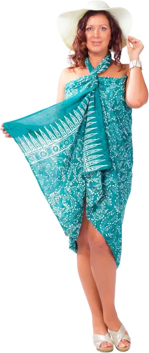 Womens Plus Size Fringeless (TM) Swimsuit Sarong