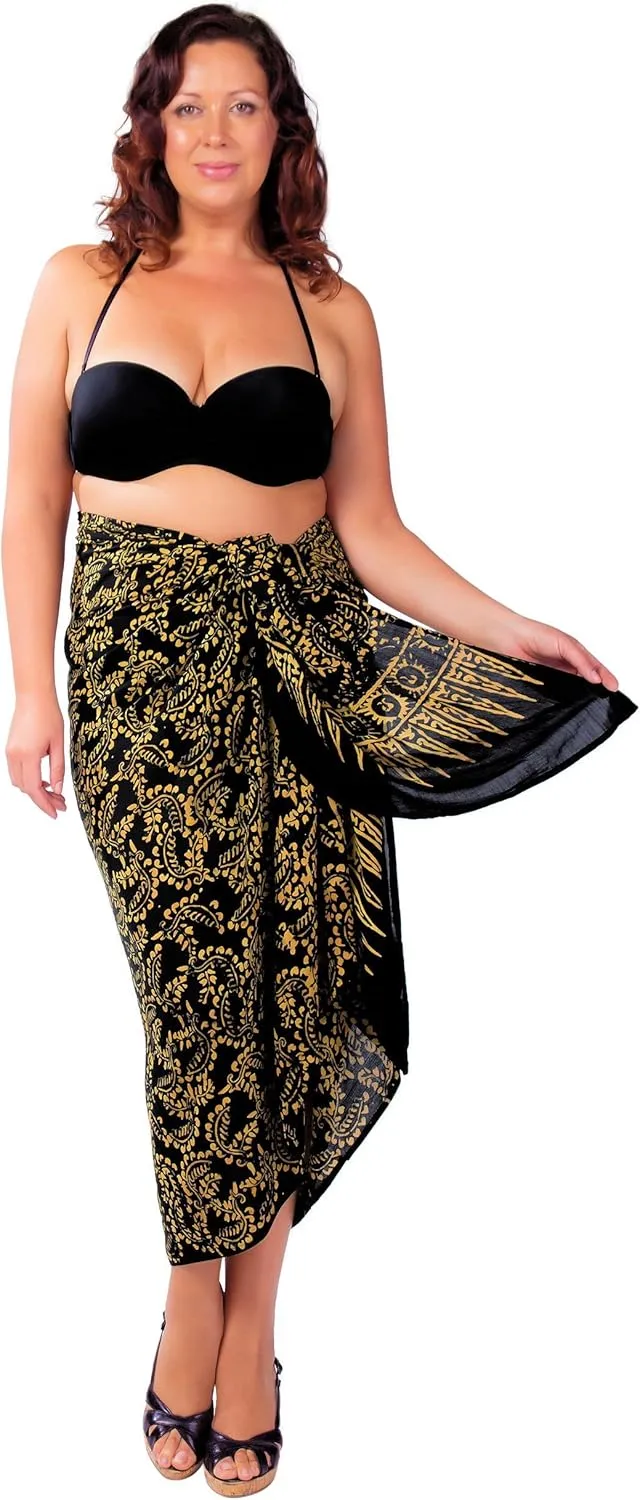 Womens Plus Size Fringeless (TM) Swimsuit Sarong