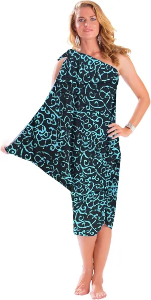 Womens Plus Size Fringeless (TM) Swimsuit Sarong