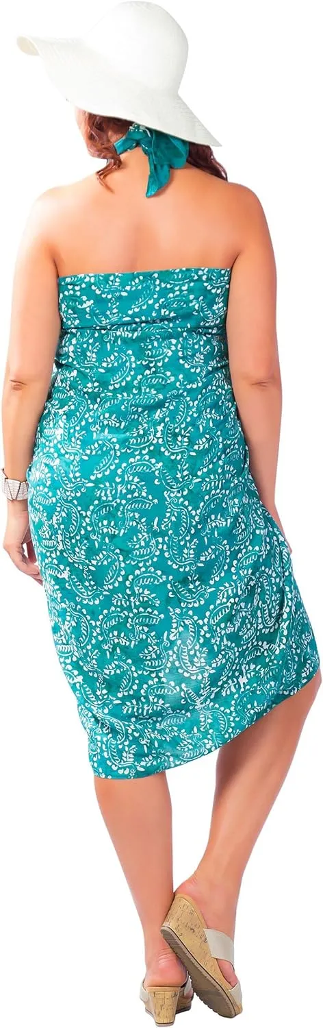 Womens Plus Size Fringeless (TM) Swimsuit Sarong