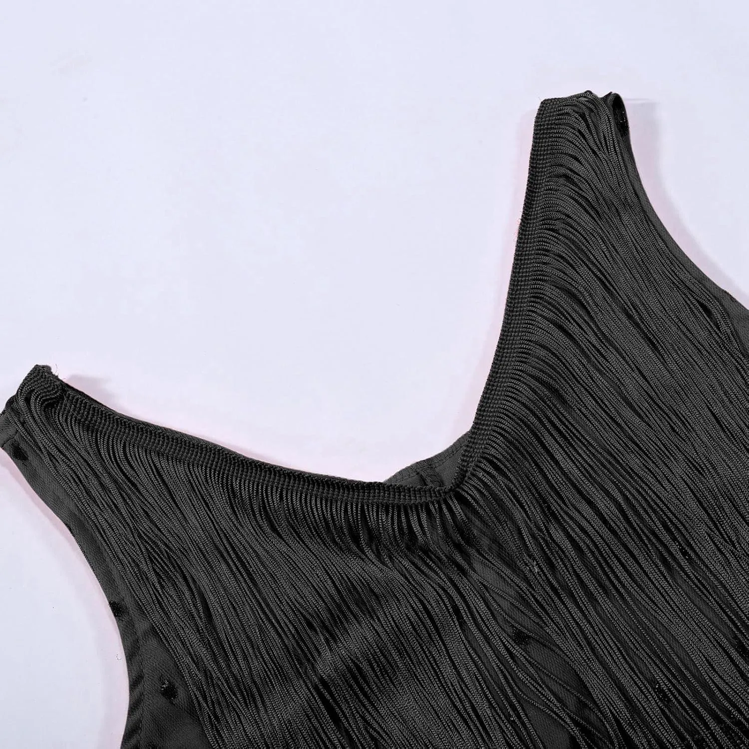 Womens Sequin Fringe Dress Spring Casual Disco Mini Dresses Sleeveless V Neck Dance Club Wear Swing Party Short Skirt