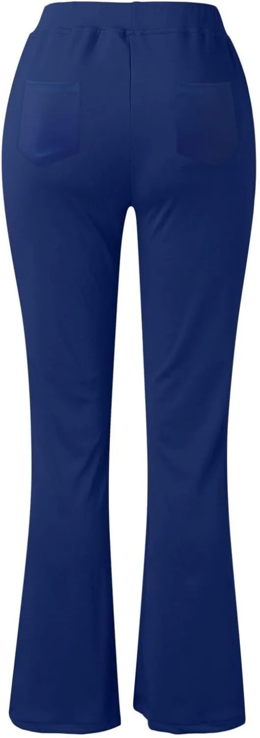 Work Pants for Women 2025 High Waist Stretch Soft Comfy Athletic Workout Yoga Pants Casual Business Trousers