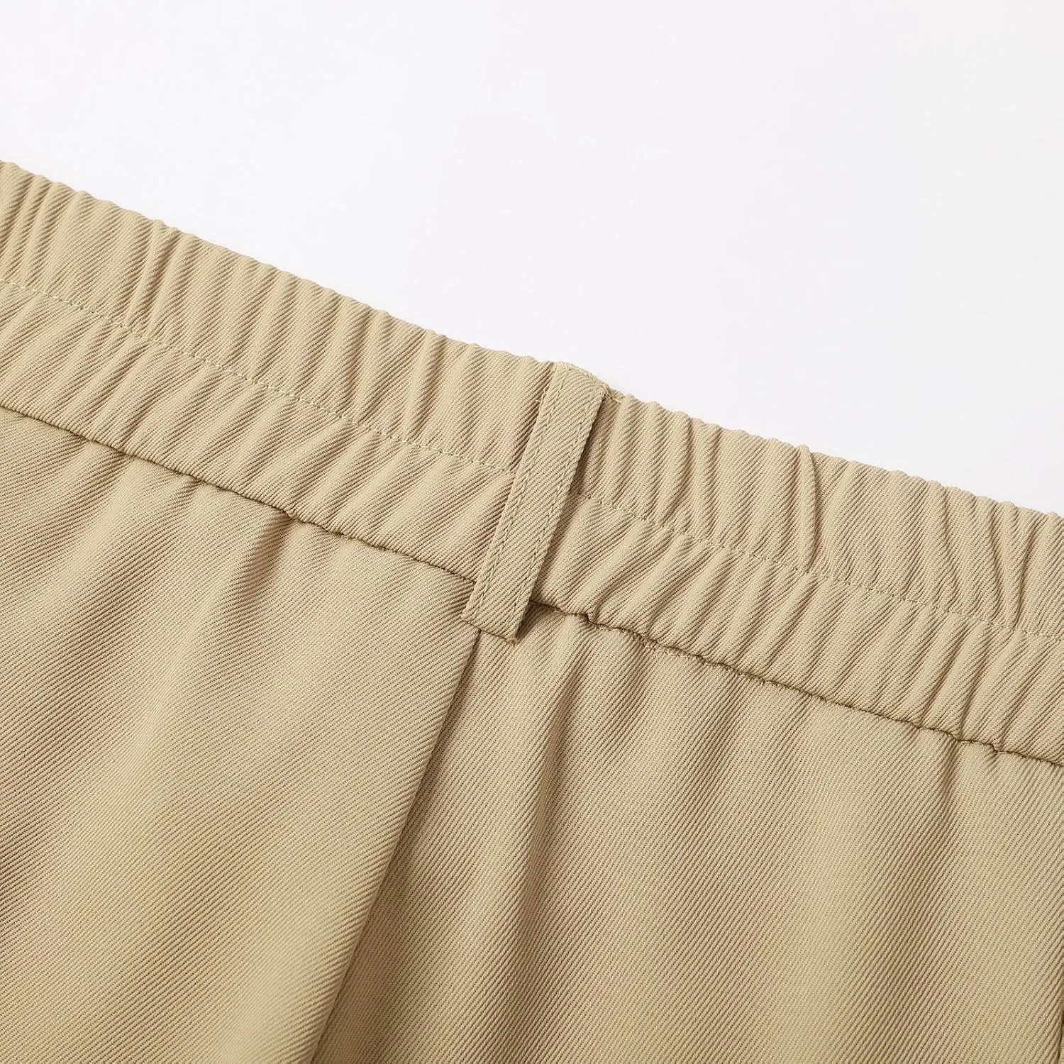 Work Pants Women Trendy High Waist Business Casual Sweatpants Straight Wide Leg Workout Office Button Comfy Trousers