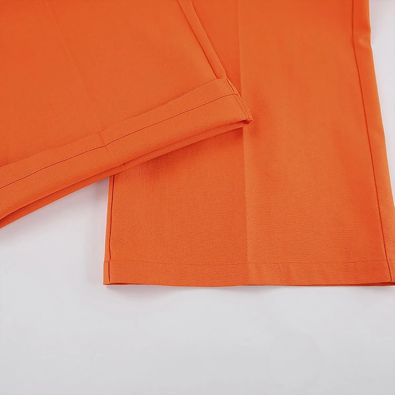 Y2k Dress Pants for Women Straight Elastic Scrub Pants Wide Leg High Waist Trousers Lounge Suit Pant for Work