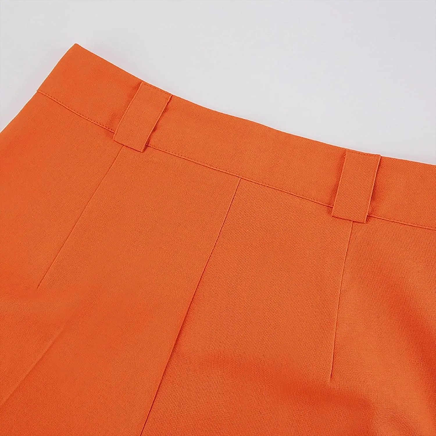 Y2k Dress Pants for Women Straight Elastic Scrub Pants Wide Leg High Waist Trousers Lounge Suit Pant for Work