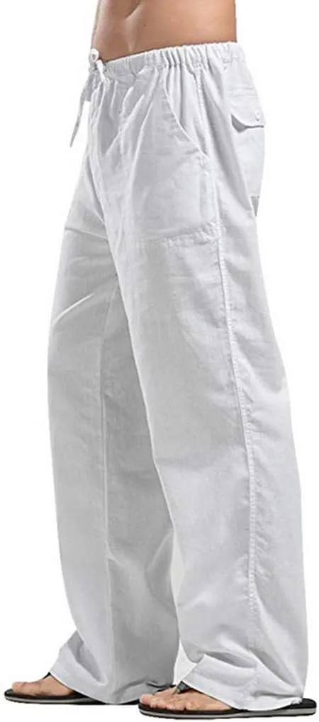 Ymosrh Camping Pants Men Printed Overalls Casual Pocket Sport Work Casual Trouser Pants Mens Casual Work Pants