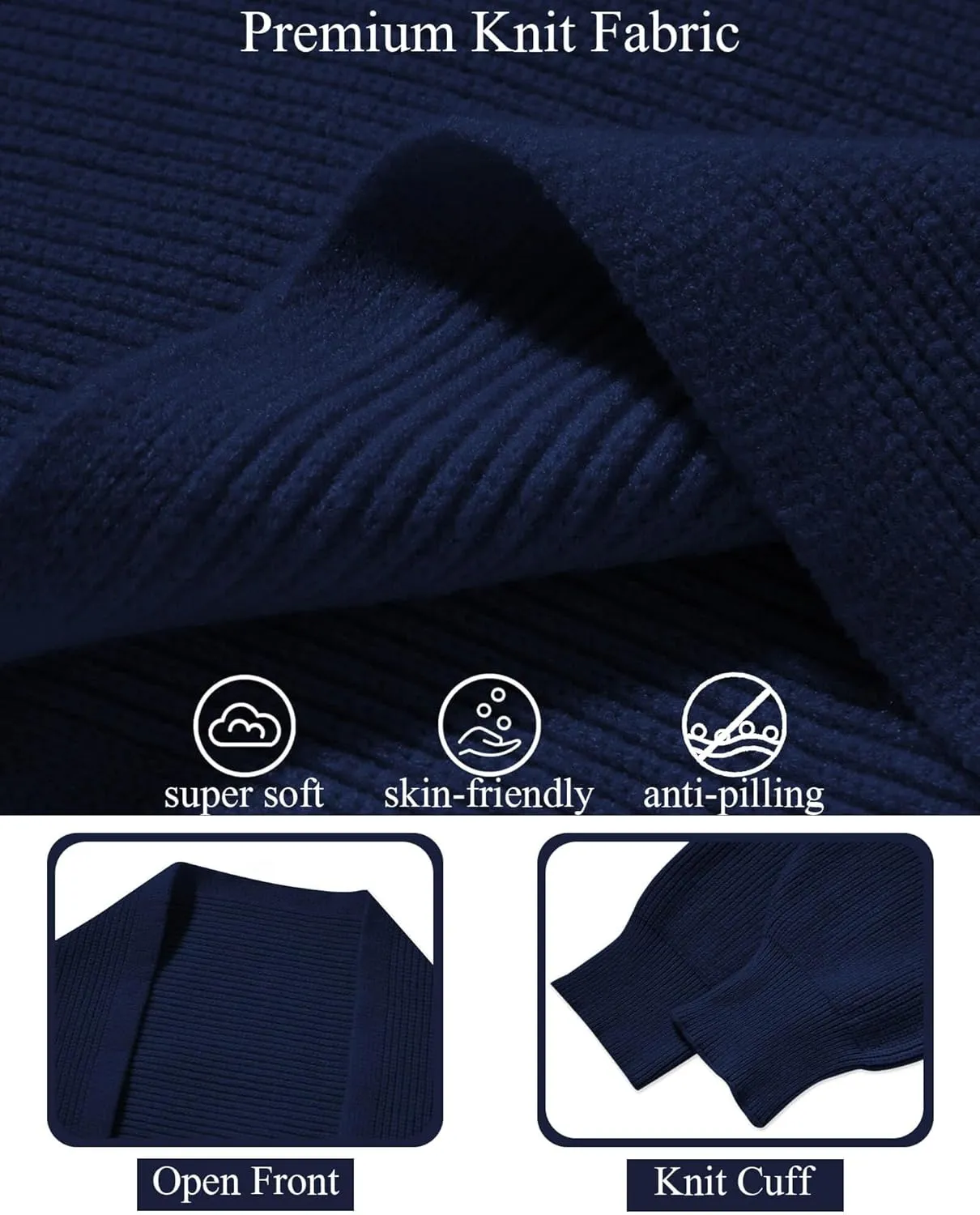 Zwurew Women's Bolero Shrug Sweater 2024 Knitted Long Sleeve Open Front Cropped Cardigan Shrugs Sweaters Y2K Tops